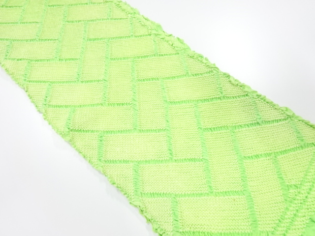 正絹　振袖用　絞り　帯揚げ